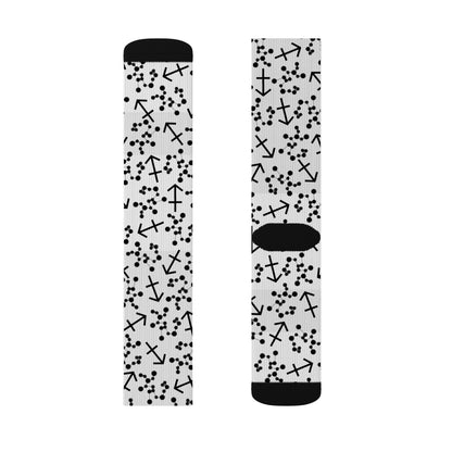 Zodiac Sublimation Socks Sagittarius Zodiac sign