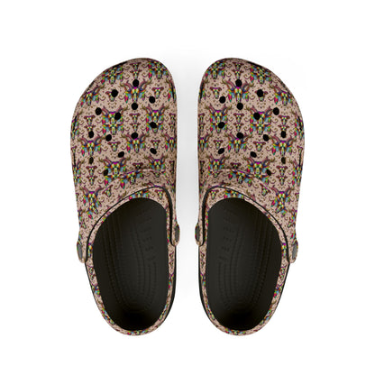 EVA Foam Rubber Shoes, (AOP), Taurus, Zodiac v1, Pattern