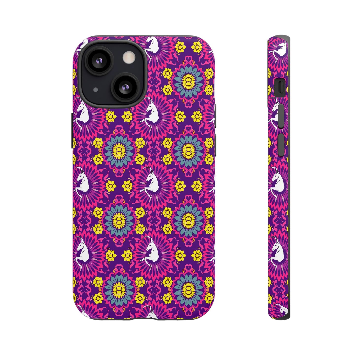 Tough Cases, Capricorn, Zodiac, Flower Pattern