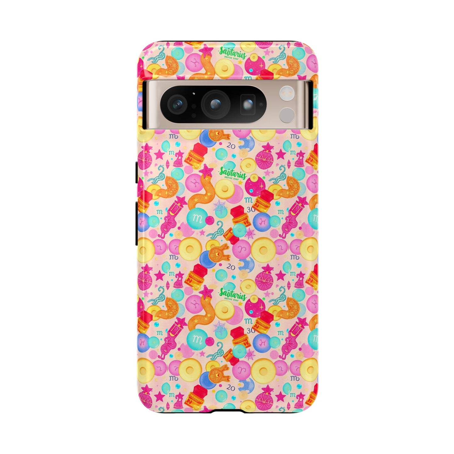 Tough Cases, Sagittarius, Zodiac v2, Bubble Pattern