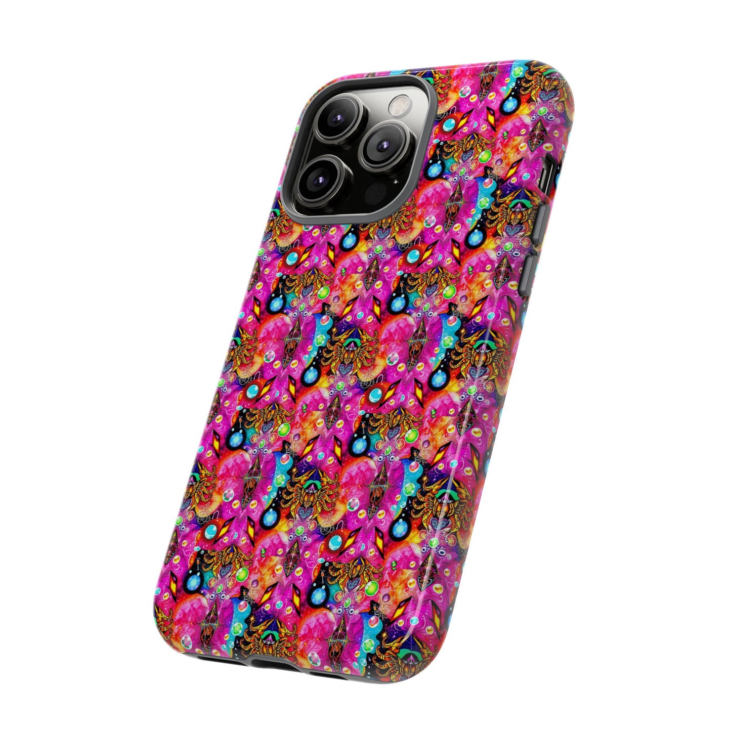 Tough Cases, Scorpio, Zodiac v1, Bubble Pattern