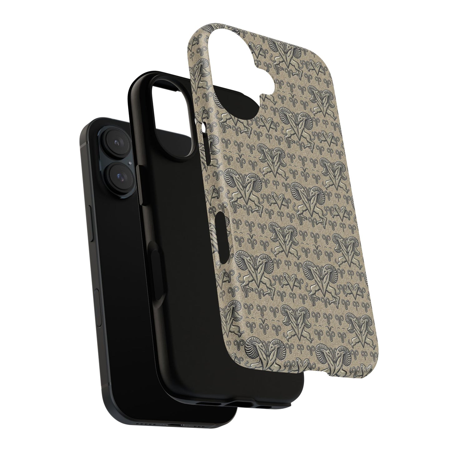 Tough Cases, Aries, Zodiac, Metal Pattern