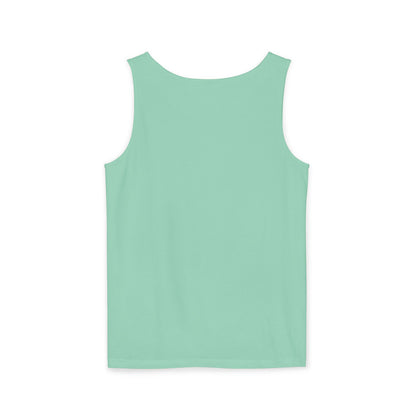 Unisex Garment-Dyed, Tank Top, Scorpio Design, Pop Art v1, 100% US cotton