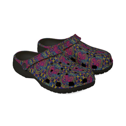 EVA Foam Rubber Shoes, (AOP), Capricorn, Zodiac, Pattern
