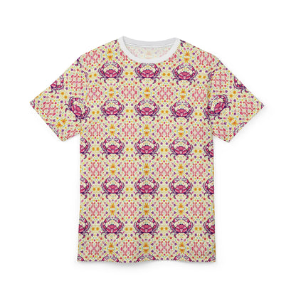 Unisex Cut & Sew T-Shirt, AOP, Cancer, Zodiac, Pattern