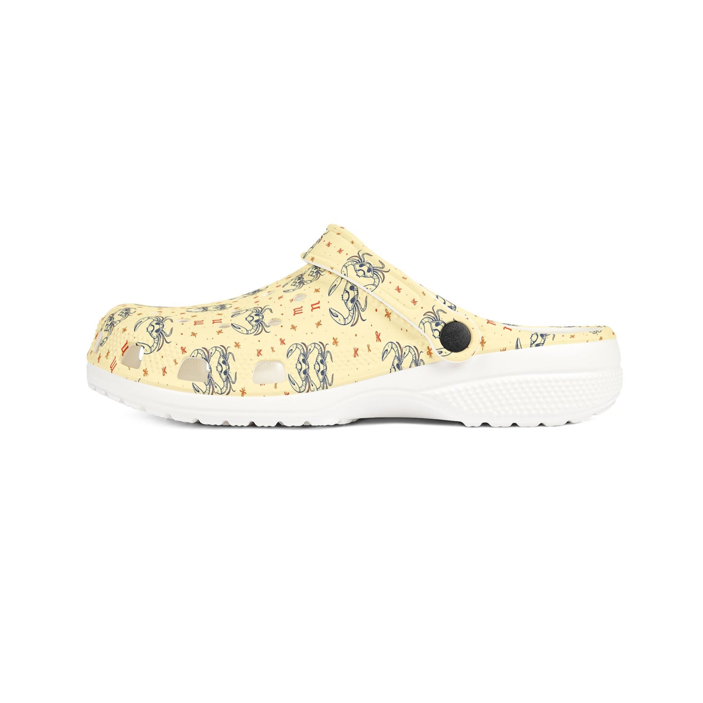 EVA Foam Rubber Shoes, (AOP), Cancer, Zodiac, Pattern
