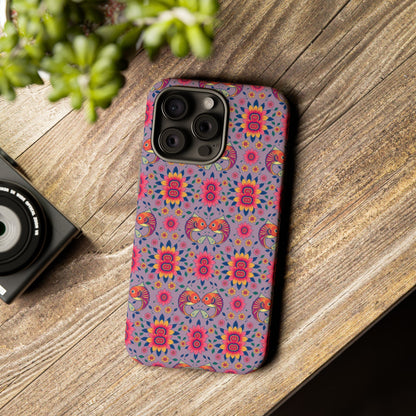 Tough Cases, Pisces, Zodiac v3, Flower Pattern