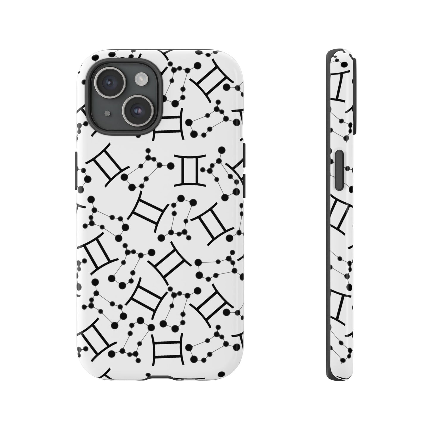 Tough Cases with the Gemini Zodiac sign for iPhone, Samsung Galaxy, and Google Pixel devices