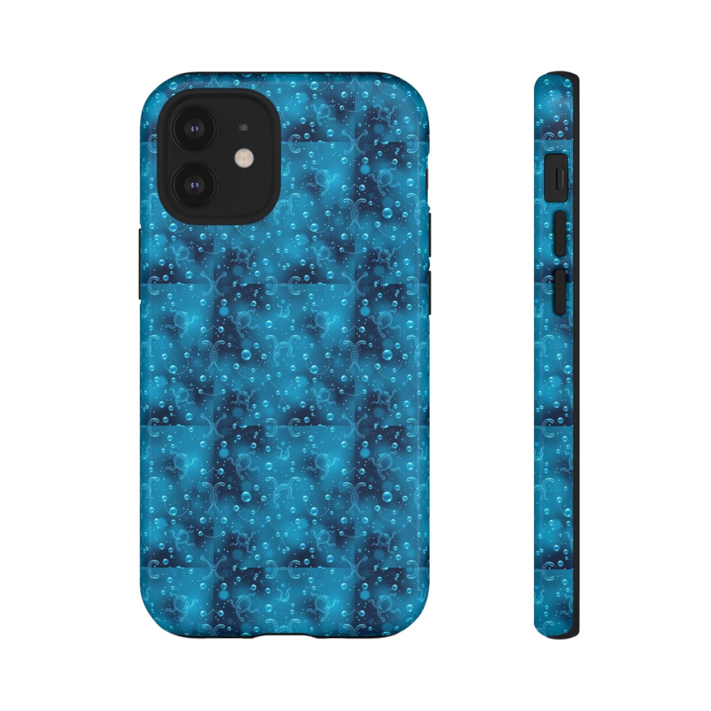Tough Cases, Aquarius, Zodiac v3, Bubble Pattern
