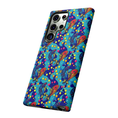 Tough Cases, Pisces, Zodiac v2, Bubble Pattern