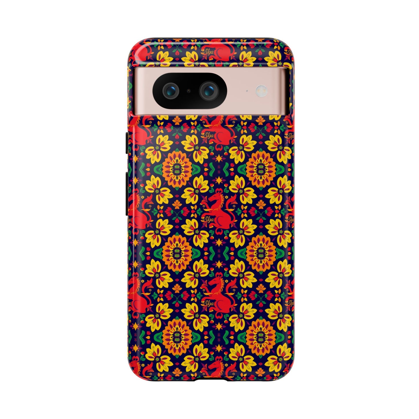 Tough Cases, Virgo, Zodiac v2, Flower Pattern