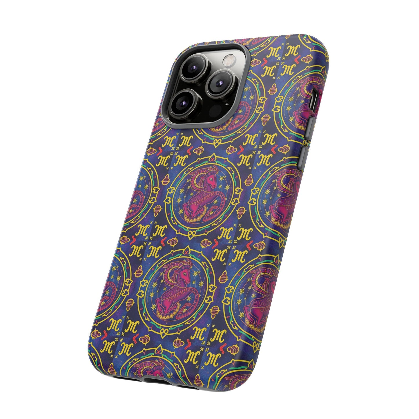 Tough Cases, Capricorn, Zodiac, Metal Pattern