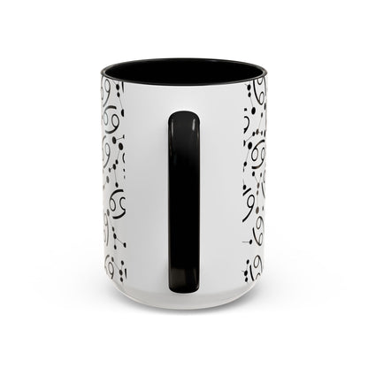 Accent Coffee Mug with the Cancer sign (11, 15oz)