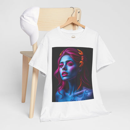 Unisex Heavy Cotton T-Shirt, Scorpio, Zodiac, Sexy Art