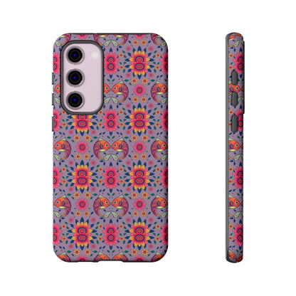 Tough Cases, Pisces, Zodiac v3, Flower Pattern