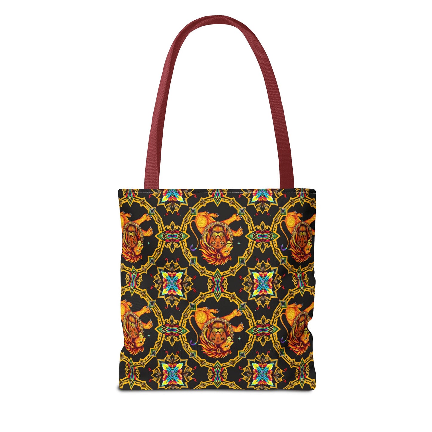 Tote Bag (AOP), Leo, Zodiac, Jewel Pattern