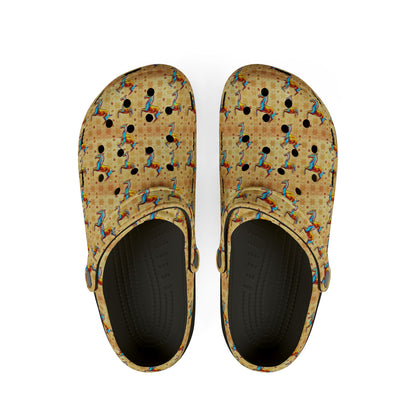 EVA Foam Rubber Shoes, (AOP), Virgo, Zodiac v2, Pattern