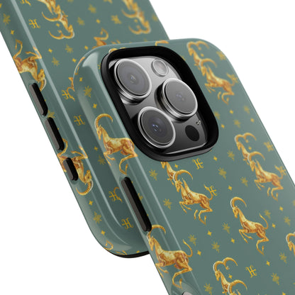 Tough Cases, Capricorn, Zodiac v1, Metal Pattern
