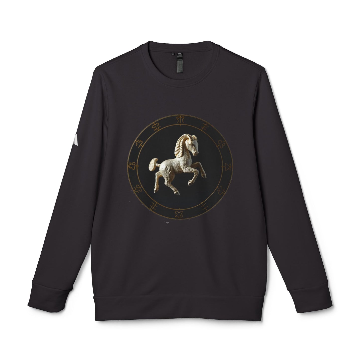 Adidas, Unisex Fleece Crewneck Sweatshirt, Capricorn, Space Animal, Zodiac