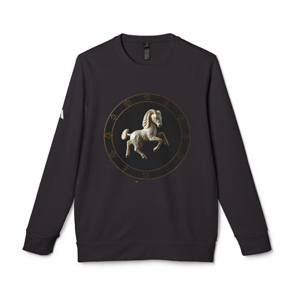 Adidas, Unisex Fleece Crewneck Sweatshirt, Capricorn, Space Animal, Zodiac