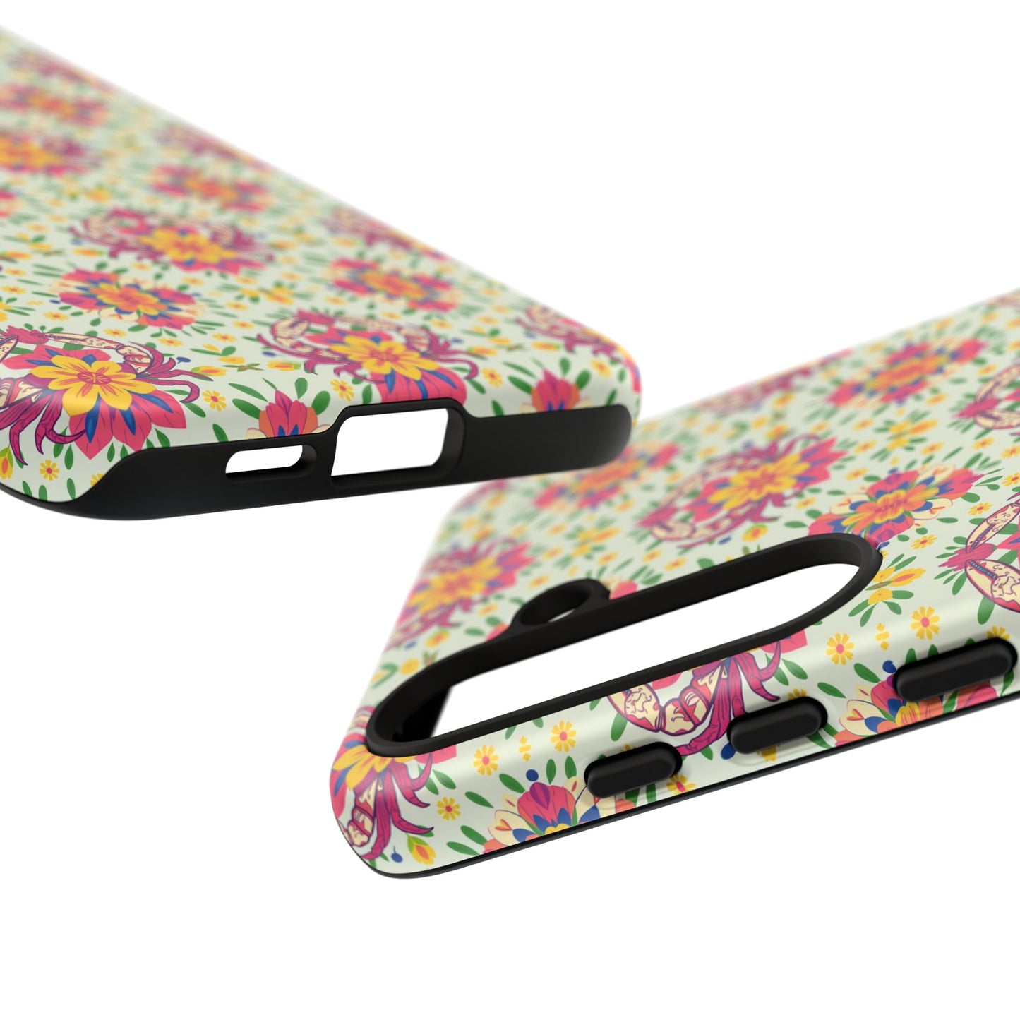 Tough Cases, Cancer, Zodiac v3, Flower Pattern