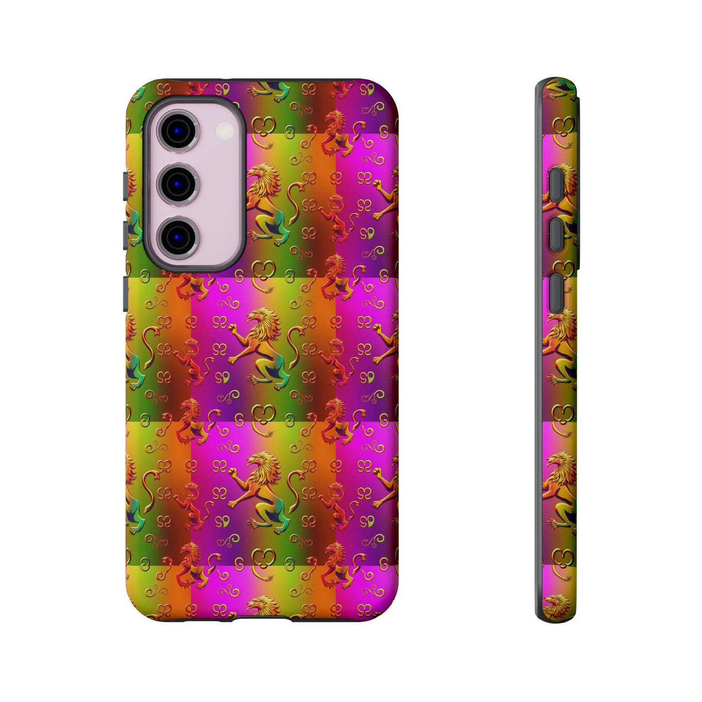 Tough Cases, Leo, Zodiac v1, Metal Pattern