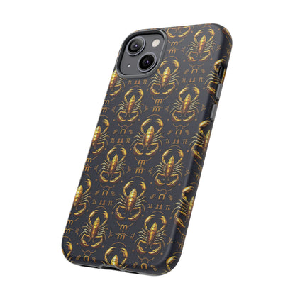 Tough Cases, Scorpio, Zodiac, Metal Pattern