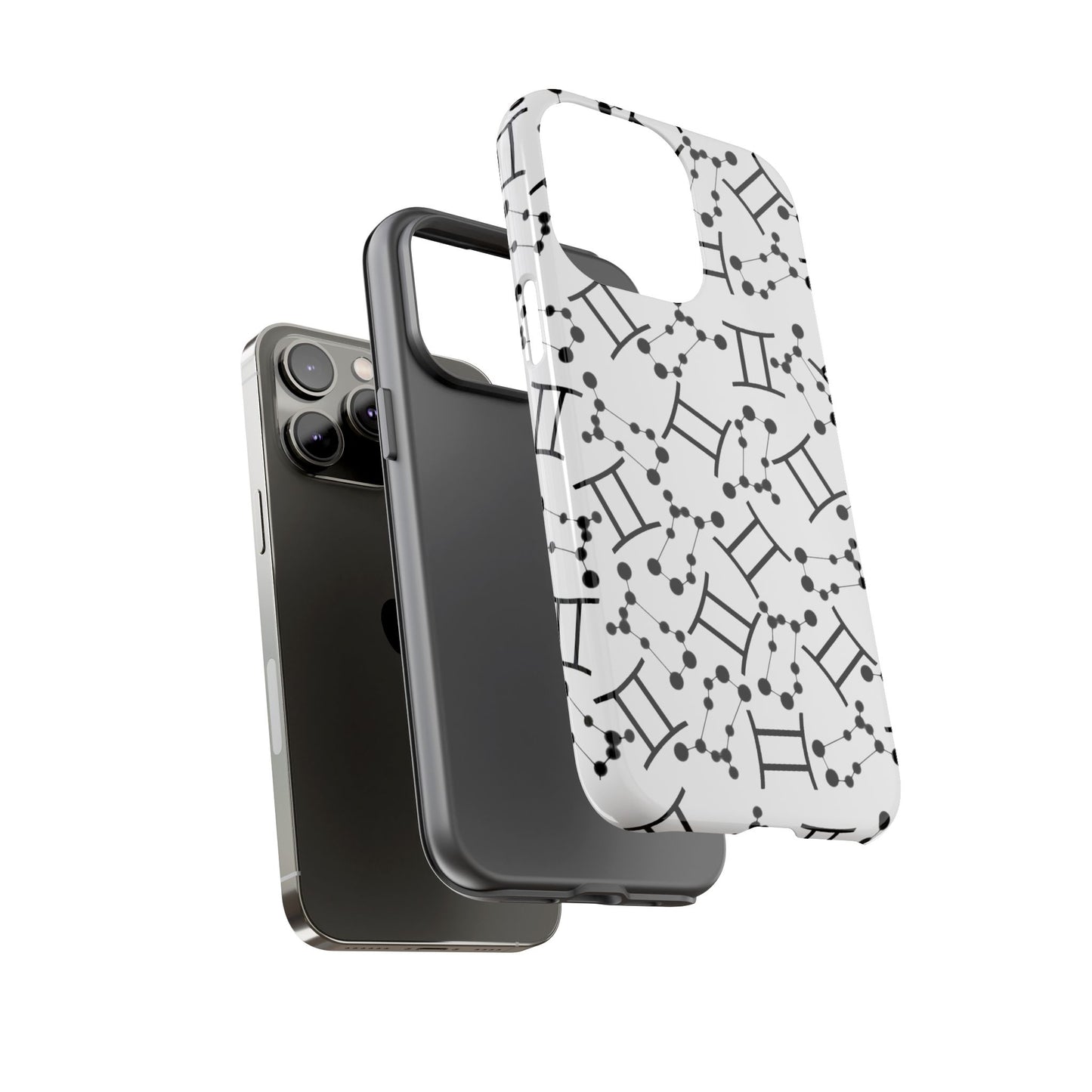 Tough Cases with the Gemini Zodiac sign for iPhone, Samsung Galaxy, and Google Pixel devices