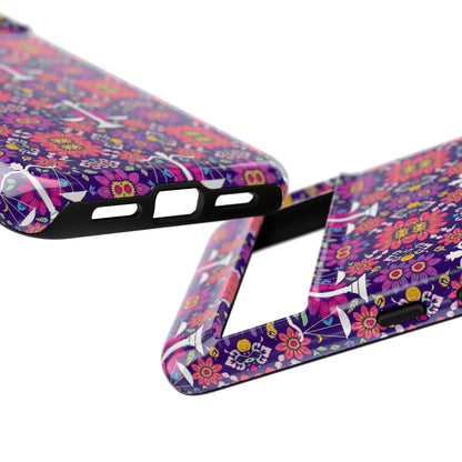 Tough Cases, Libra, Zodiac v4, Flower Pattern