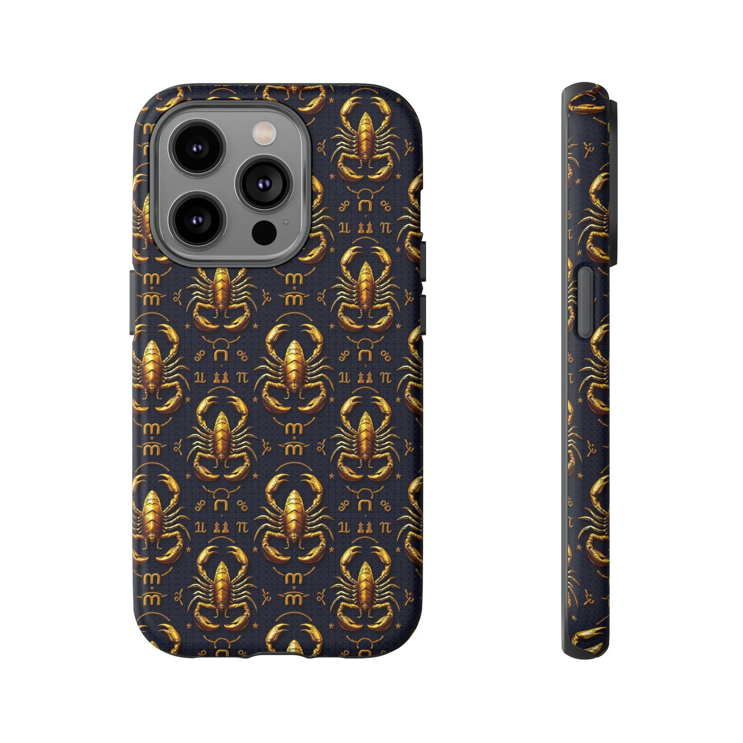Tough Cases, Scorpio, Zodiac, Metal Pattern