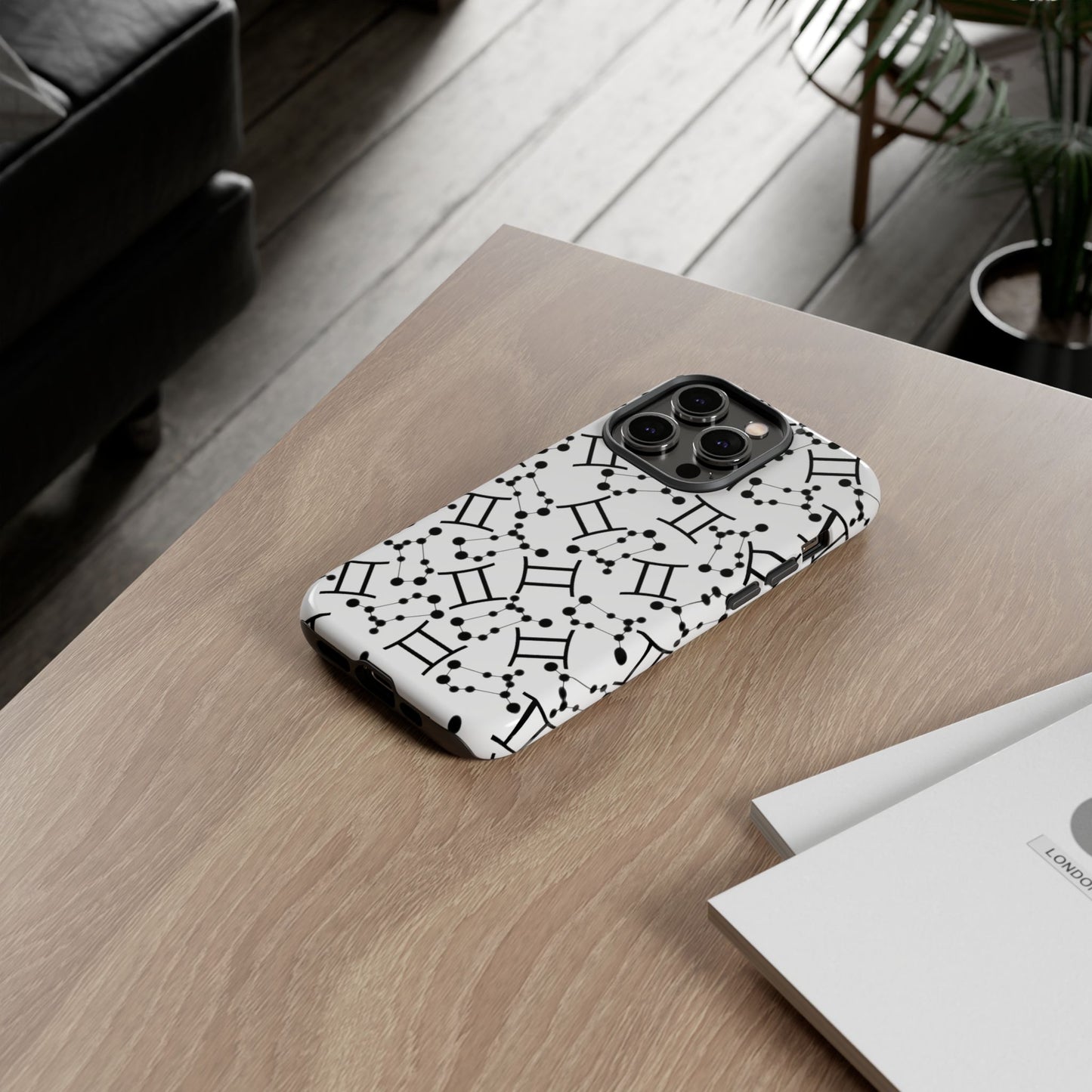 Tough Cases with the Gemini Zodiac sign for iPhone, Samsung Galaxy, and Google Pixel devices