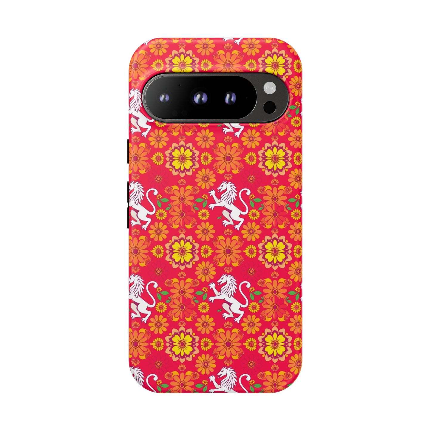 Tough Cases, Leo, Zodiac v4, Flower Pattern