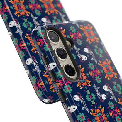 Tough Cases, Pisces, Zodiac, Flower Pattern