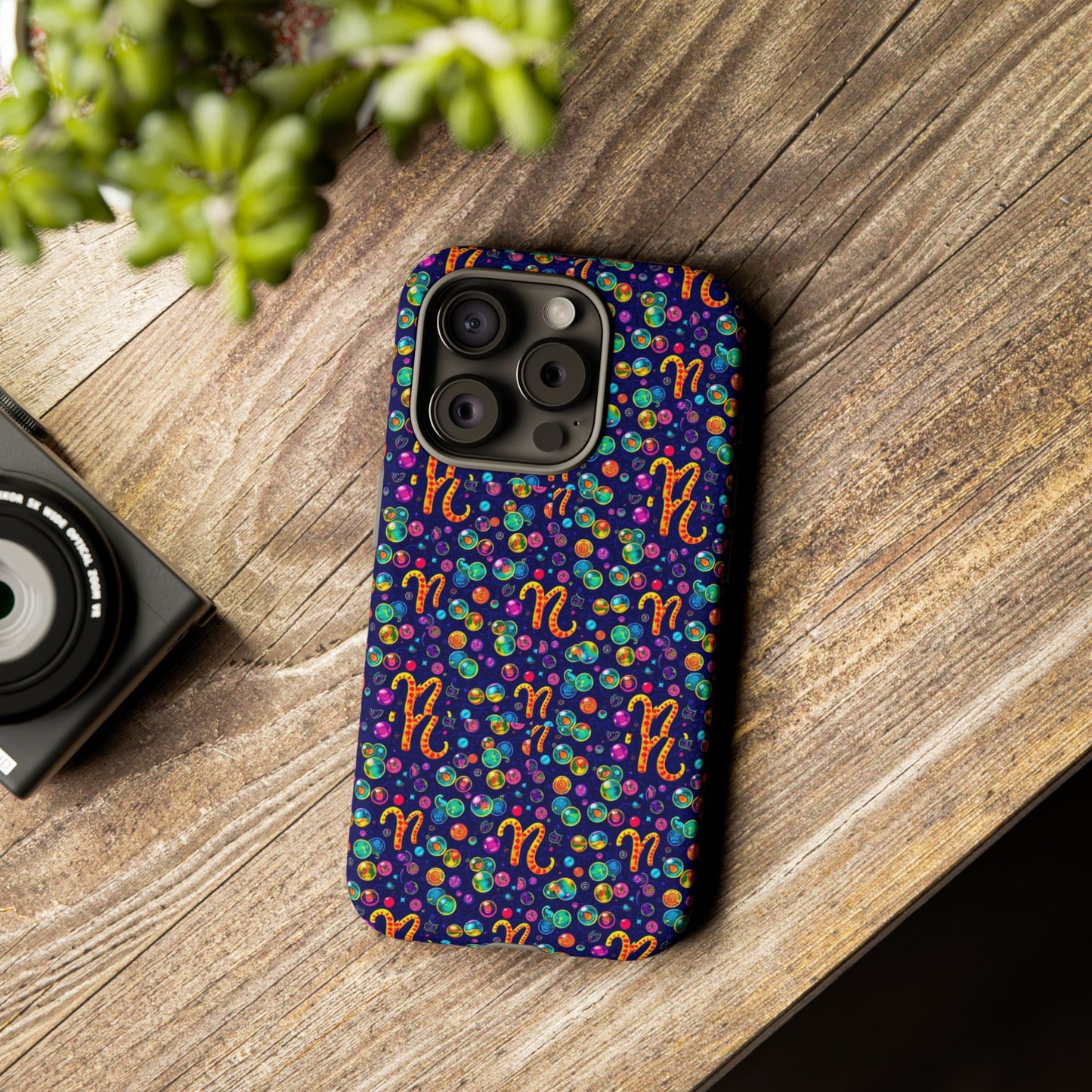Tough Cases, Aquarius, Zodiac, Bubble Pattern