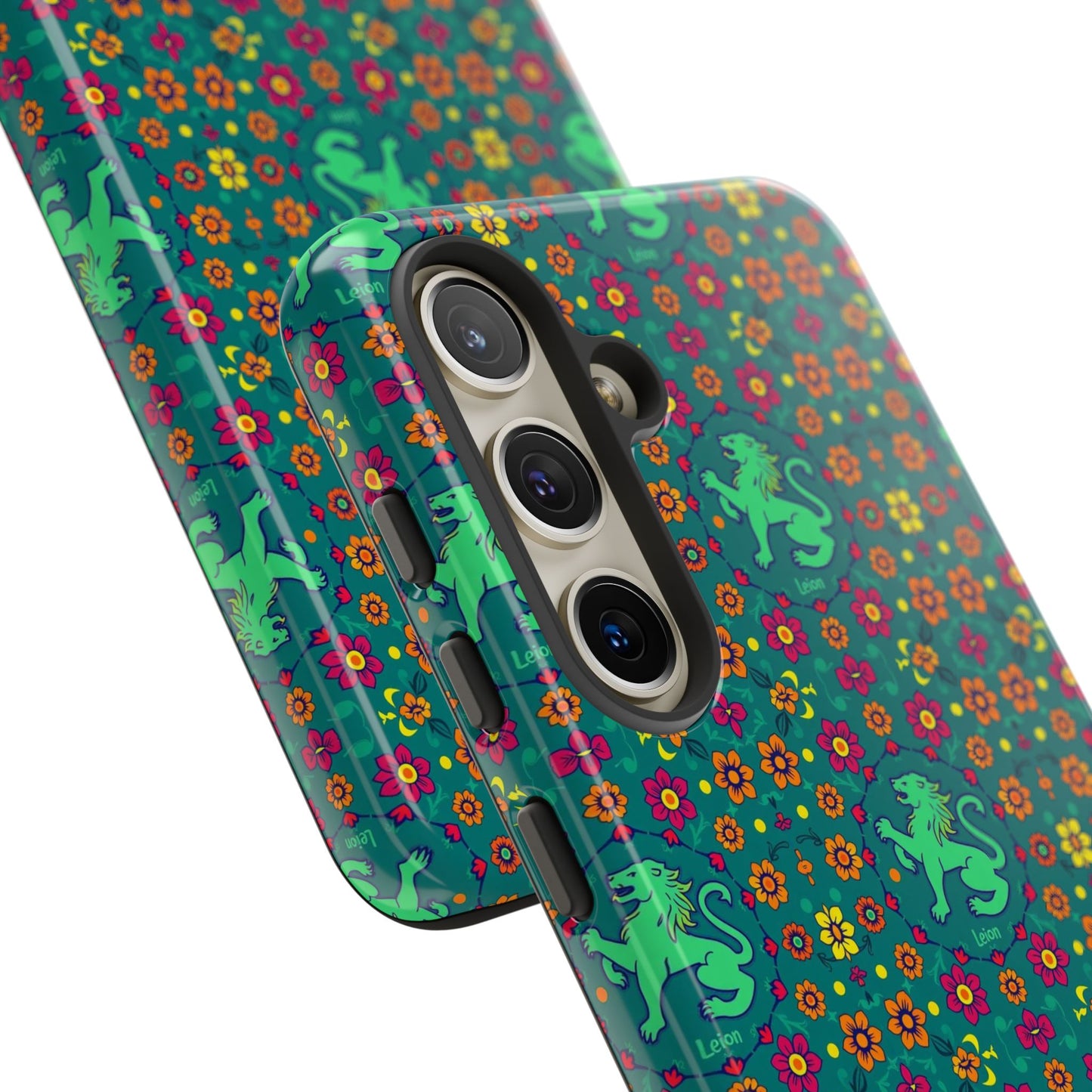 Tough Cases, Leo, Zodiac v3, Flower Pattern