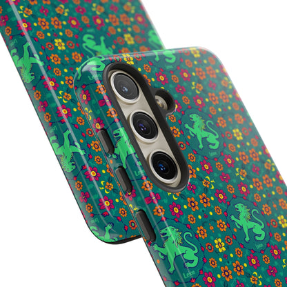 Tough Cases, Leo, Zodiac v3, Flower Pattern