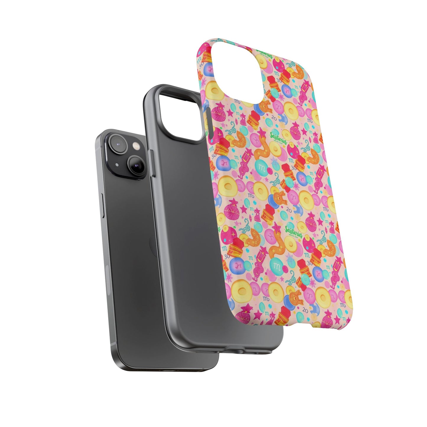 Tough Cases, Sagittarius, Zodiac v2, Bubble Pattern