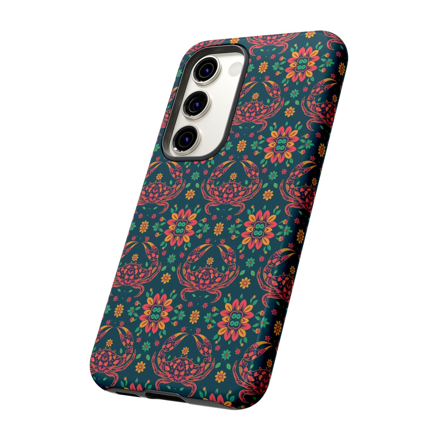 Tough Cases, Cancer, Zodiac v4, Flower Pattern