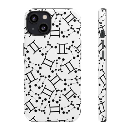 Tough Cases with the Gemini Zodiac sign for iPhone, Samsung Galaxy, and Google Pixel devices