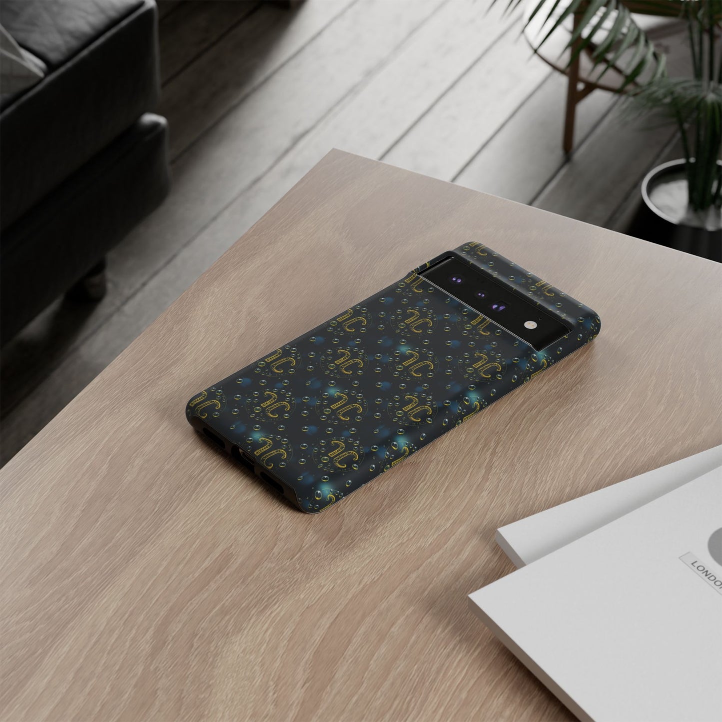Tough Cases, Aquarius, Zodiac v2, Bubble Pattern