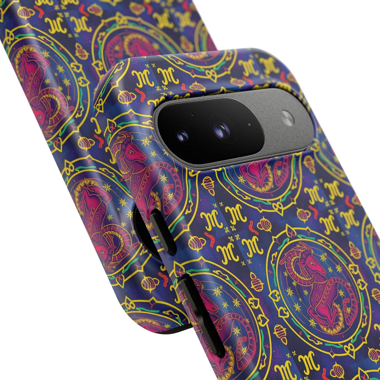 Tough Cases, Capricorn, Zodiac, Metal Pattern