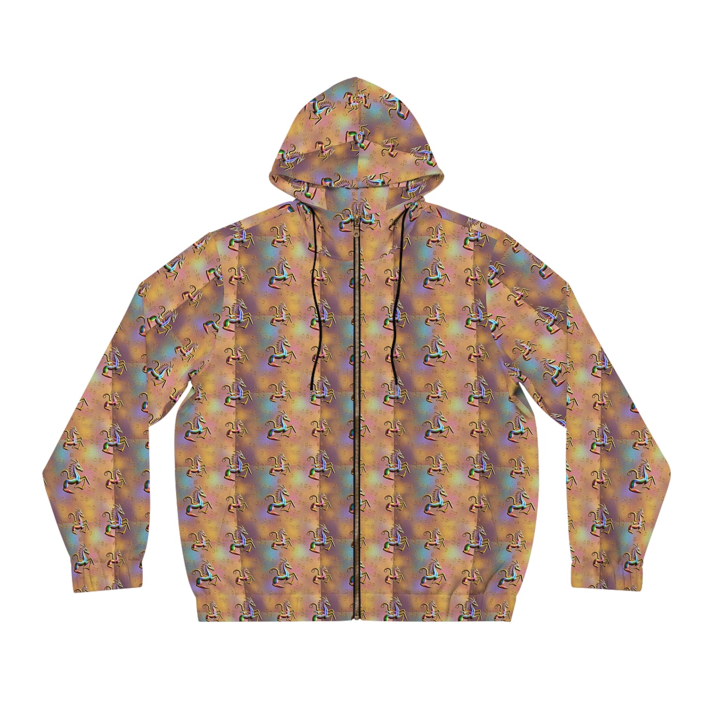 Full-Zip Hoodie (AOP), Aquarius, Zodiac v2, Pattern