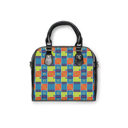 Shoulder Handbag, Gemini, Zodiac v3, Shapes Pattern