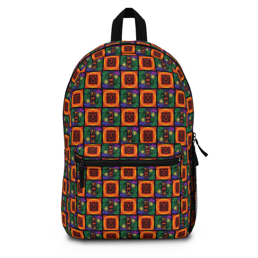 Backpack, Capricorn, Zodiac v2, Shapes Pattern