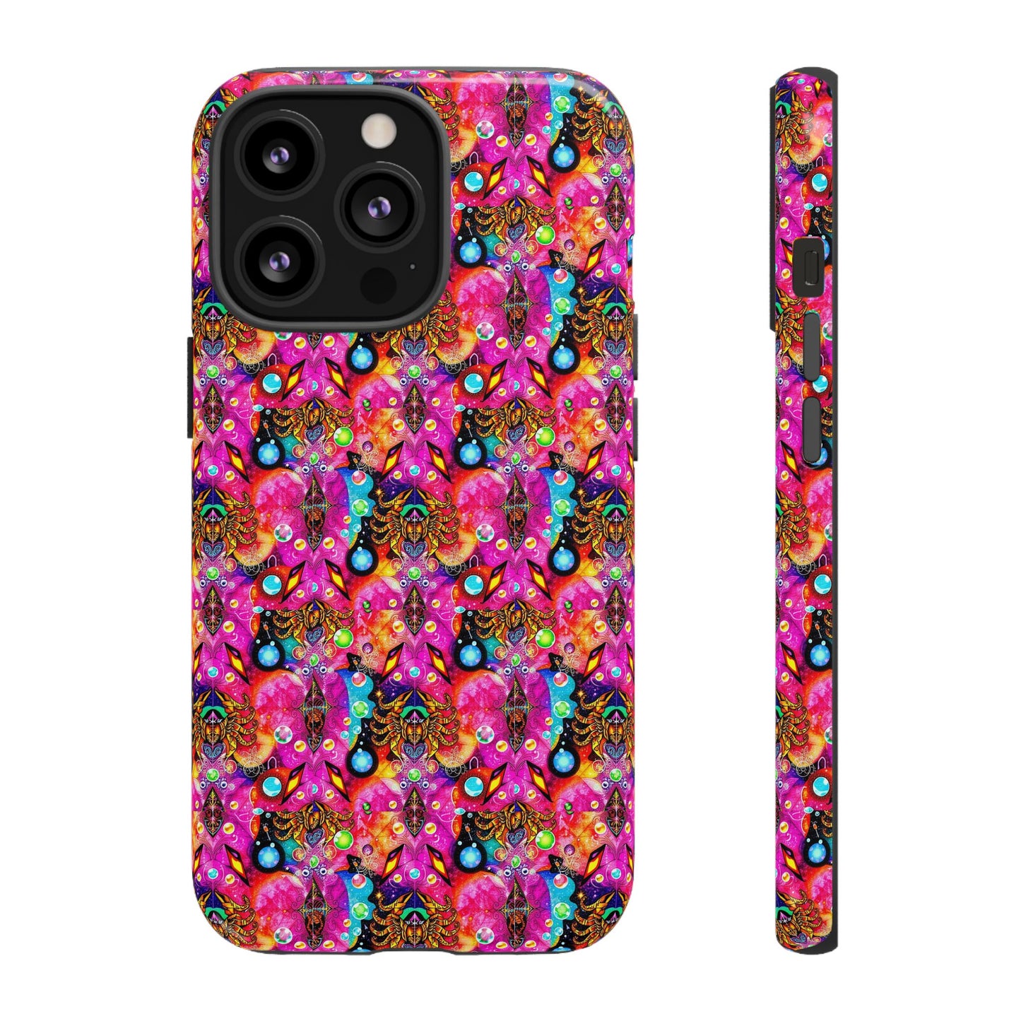 Tough Cases, Scorpio, Zodiac v1, Bubble Pattern