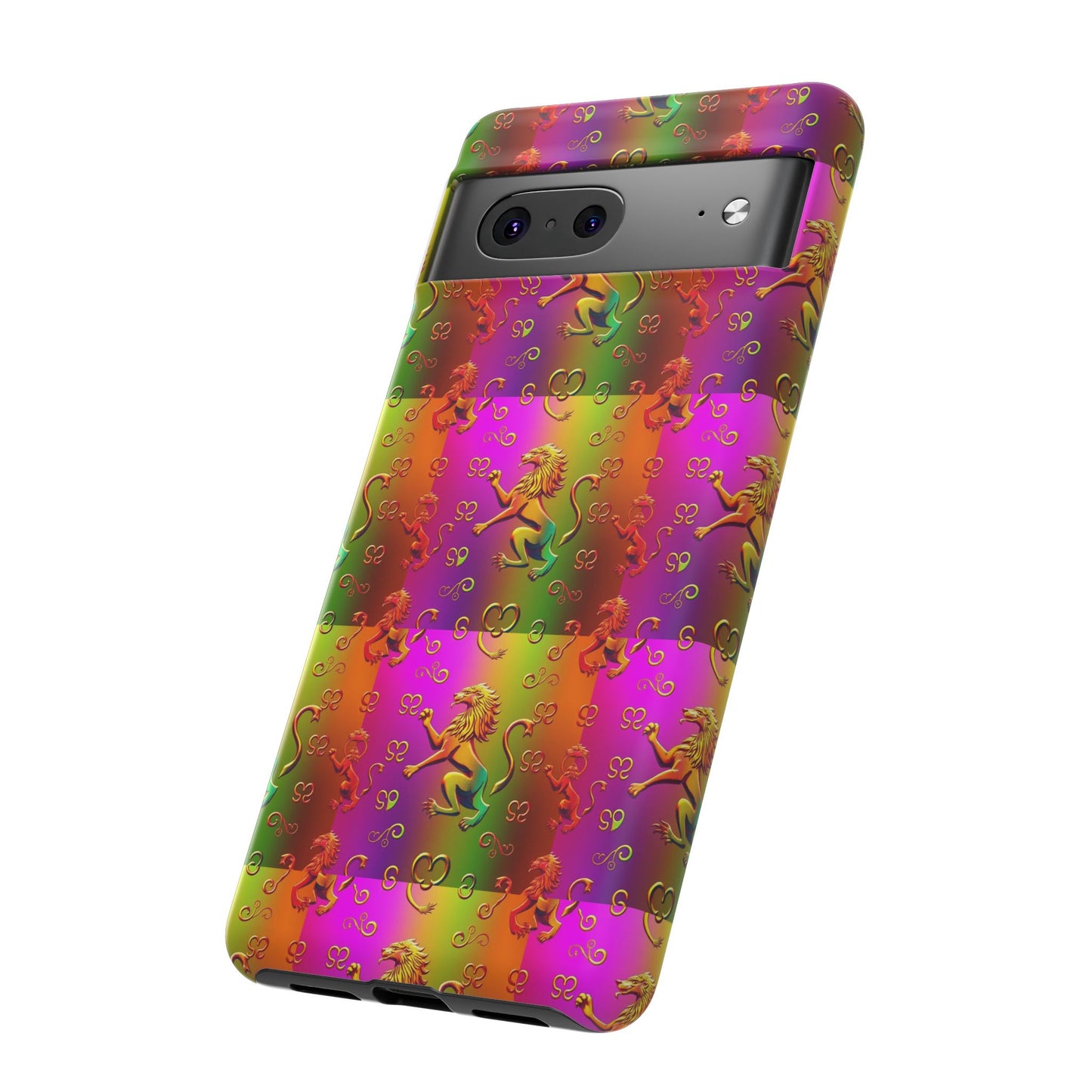 Tough Cases, Leo, Zodiac v1, Metal Pattern
