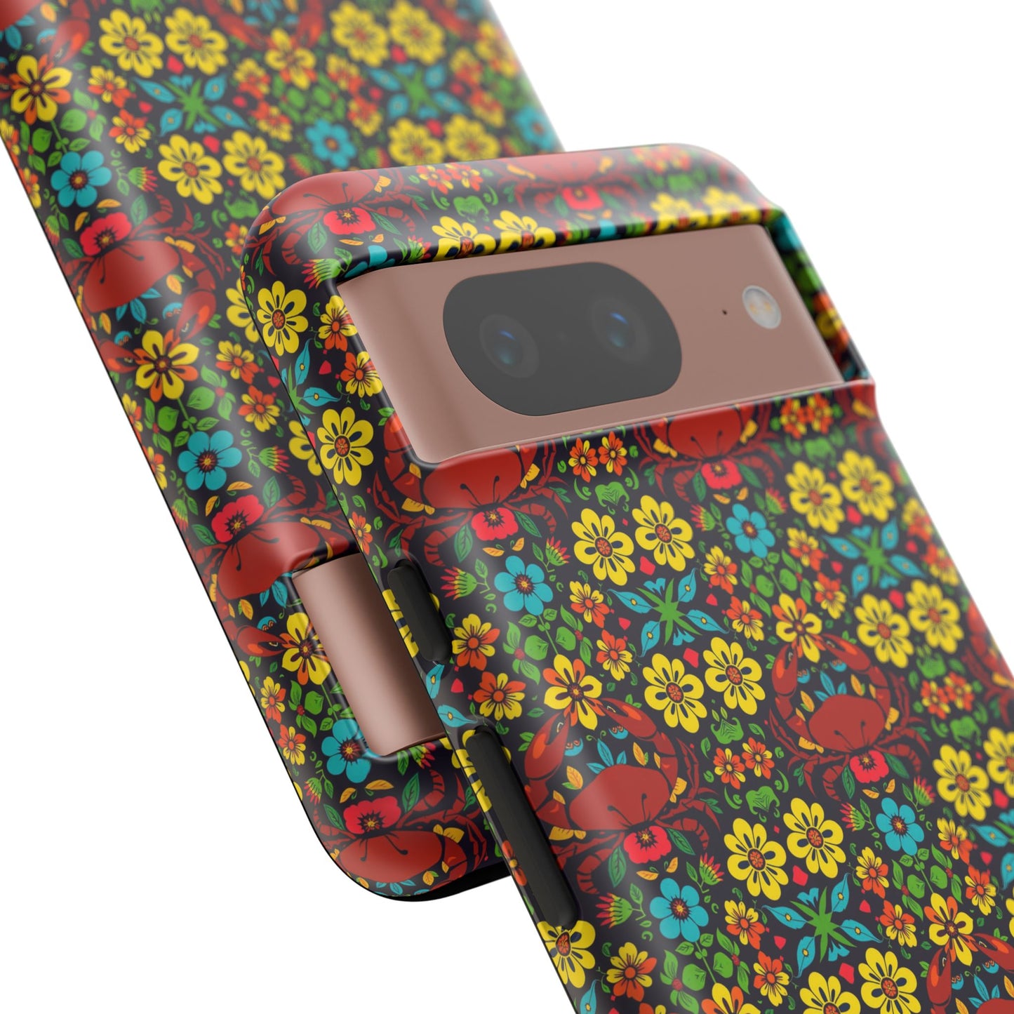 Tough Cases, Cancer, Zodiac v2, Flower Pattern