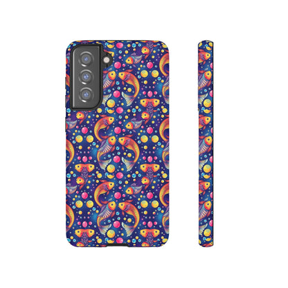 Tough Cases, Pisces, Zodiac, Bubble Pattern