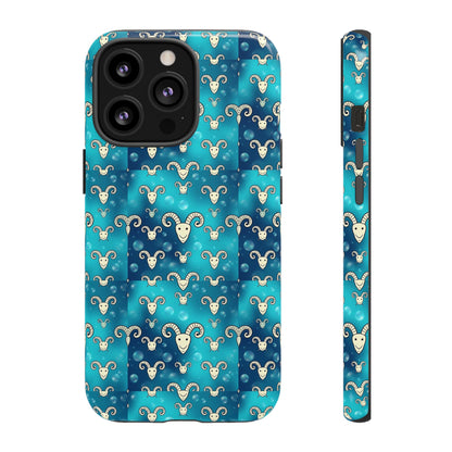 Tough Cases, Aries, Zodiac v1, Bubble Pattern
