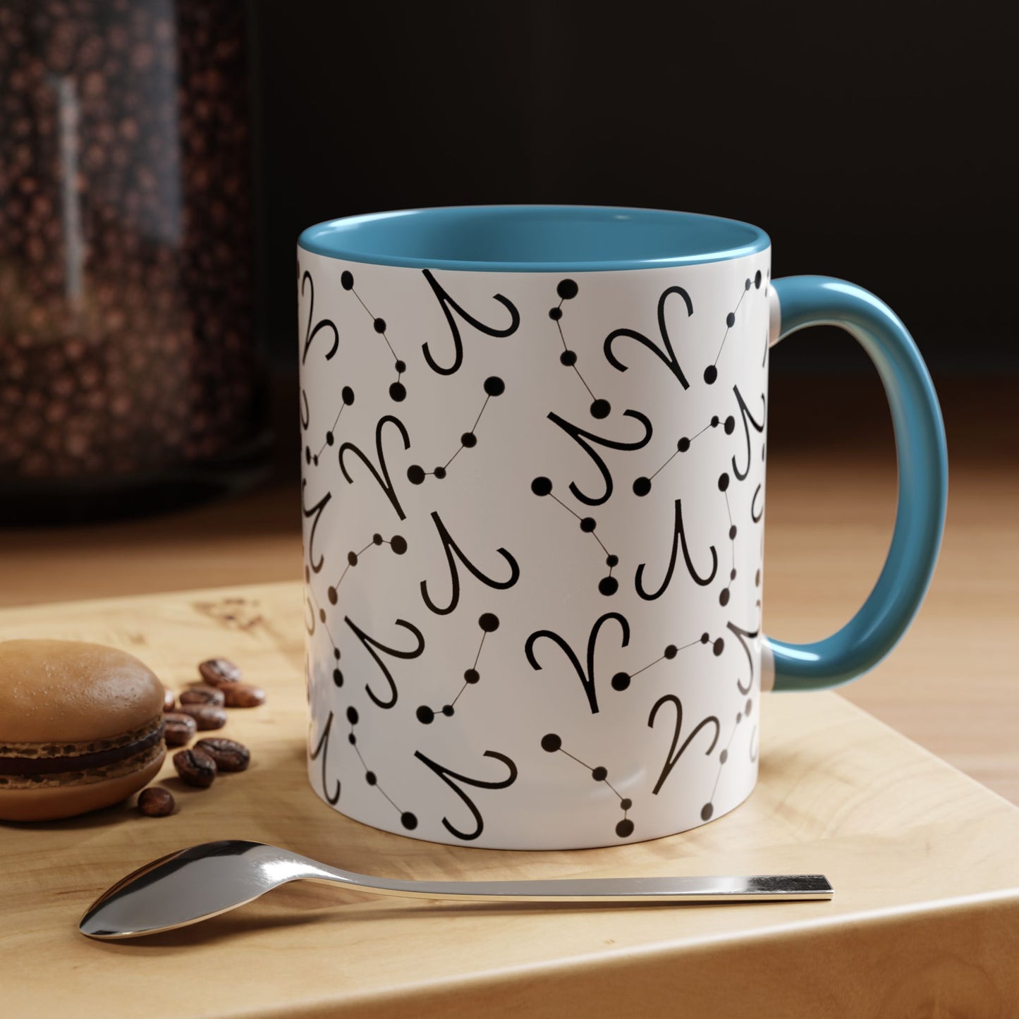 Accent Coffee Mug with the Aries sign (11, 15oz)